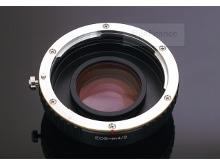 Canon EOS (EF) lens mount focal reducer speed booster adapter to m4/3 mft AF100 OM-D G-M1